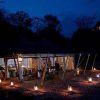Serengeti Pioneer Camp Tent Exterior At Night