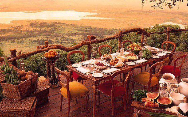 Ngorongoro Crater Lodge Breakfast