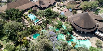 Safari Park Hotel Casino Views Aerial